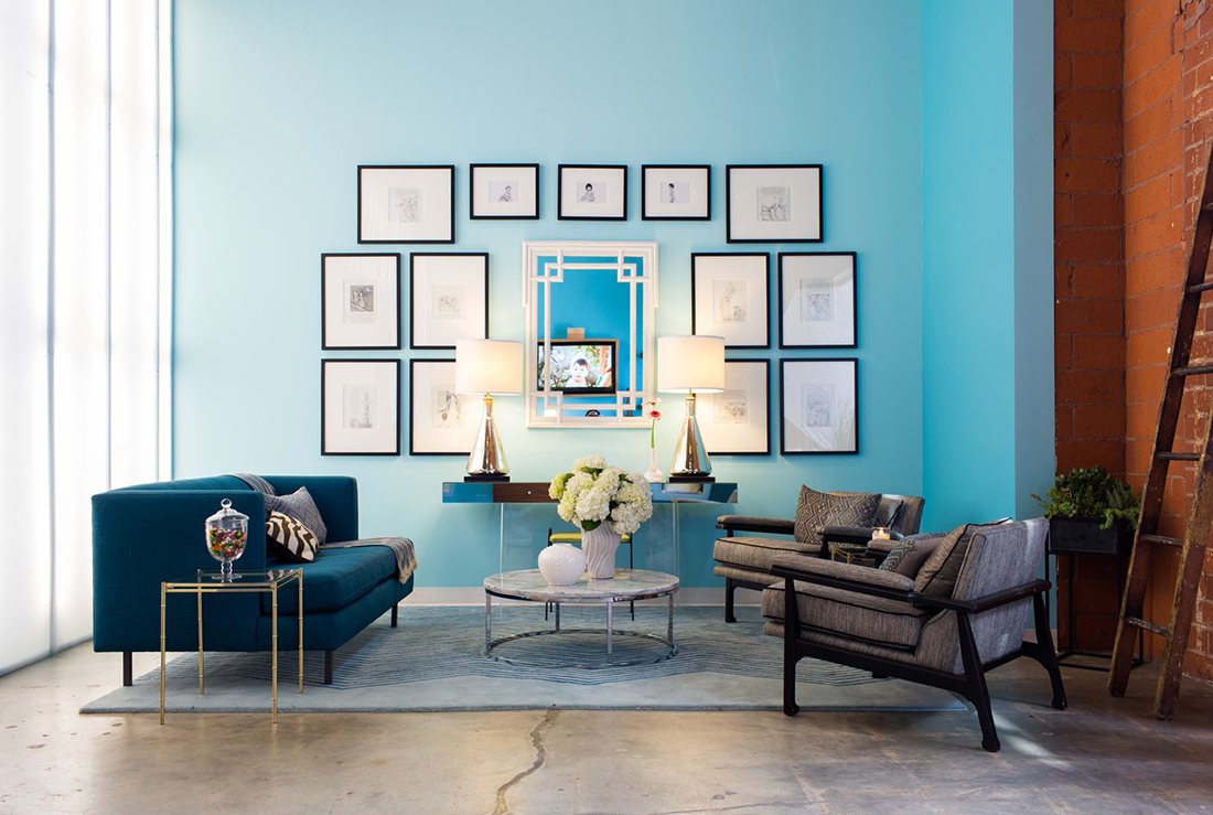 Amazing blue room