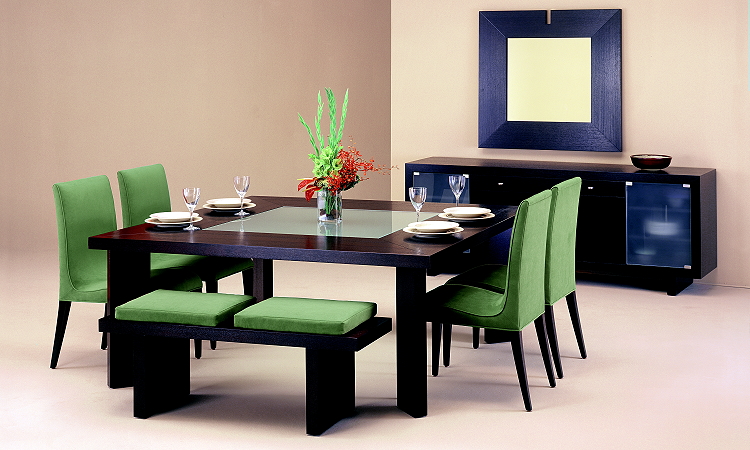 Contemporary furniture dining table