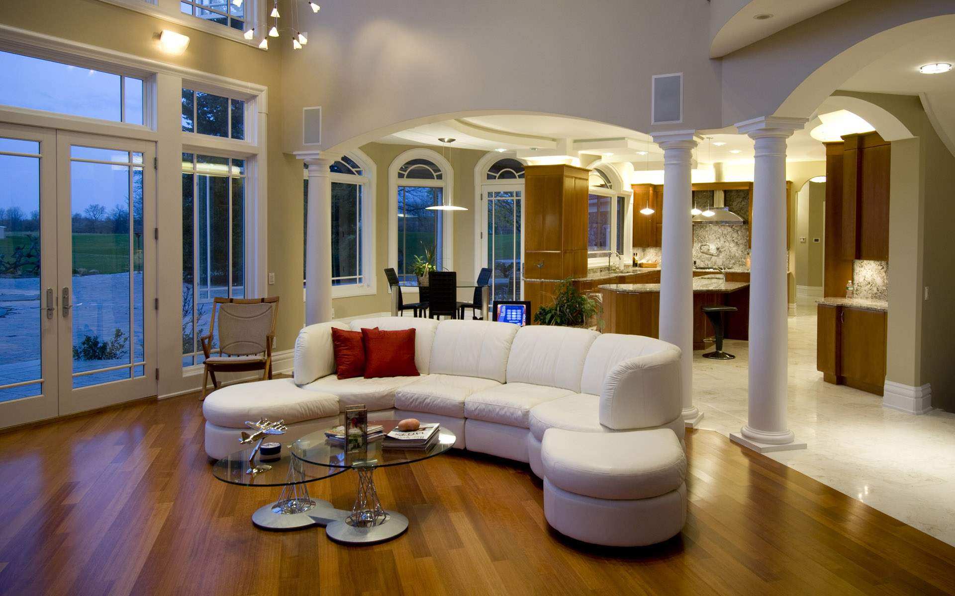 the living room
